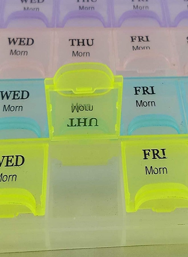 DIY Crafts DIY DIYC-10489 Crafts 28 Days 4 Weeks for 7 Days Pill Medicine Box Organizer for Vitamins Tablets Health & Care Dno# 19 (Pack of 2 Pcs, DIY Crafts) - Image 3